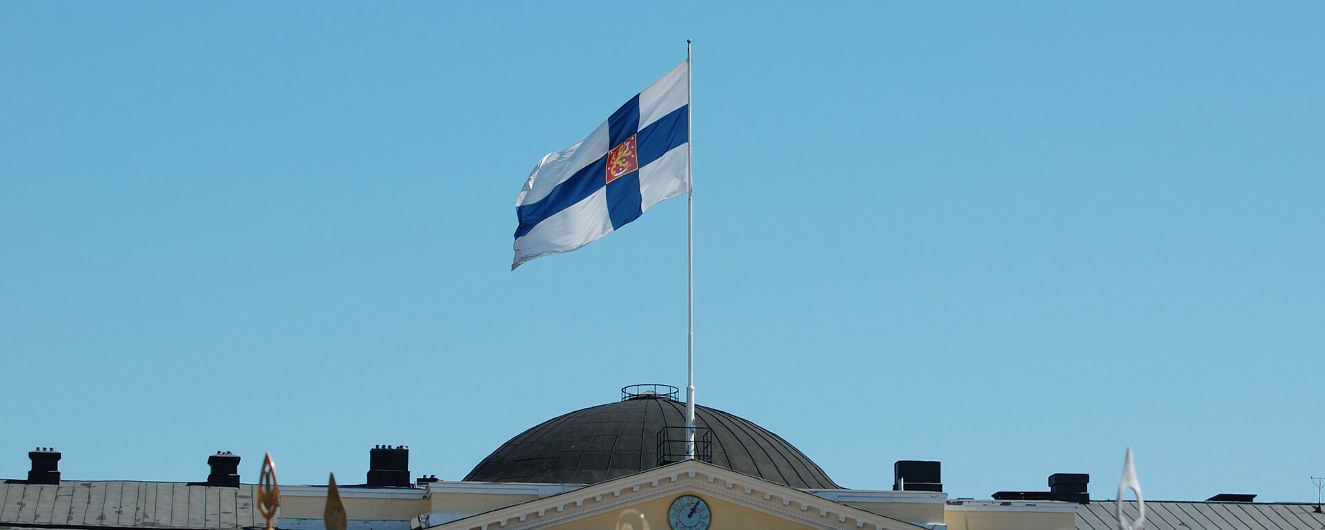 Un drapeau finlansais à Helsinki, image d'illustration - Sputnik Afrique, 1920, 25.02.2022