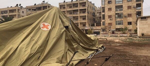 Hôpital mobile russe bombardé par l'opposition syrienne à Alep - Sputnik Afrique