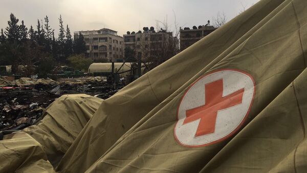 Мобильный госпиталь Минобороны РФ в Алеппо подвергся обстрелу - Sputnik Afrique