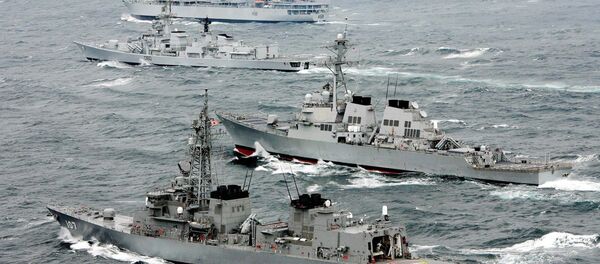 Navires du Japon, des USA et de l'Inde - Sputnik Afrique