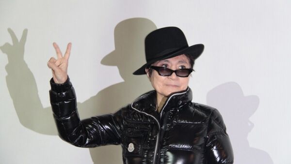 Yoko Ono à Berlin - Sputnik Afrique