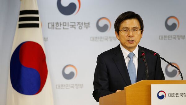 Premier ministre sud-coréen  Hwang Kyo-ahn - Sputnik Afrique