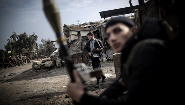 Combatientes del Ejército Libre Sirio en Alepo (Archivo) - Sputnik Afrique