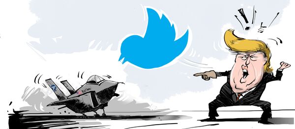 Donald Trump et la météo portent un double coup au constructeur du F-35 - Sputnik Afrique