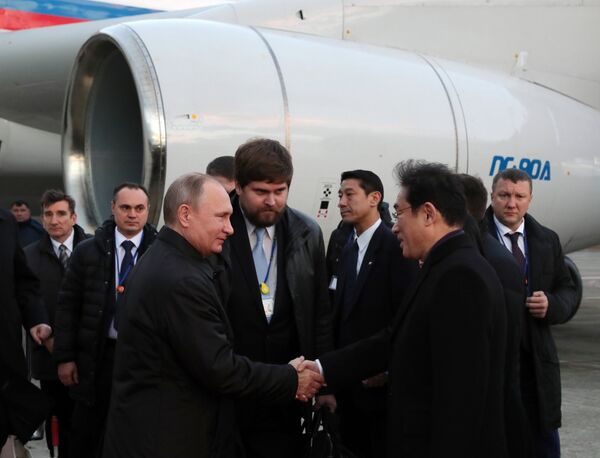 11 ans plus tard: Vladimir Poutine en visite au Japon - Sputnik Afrique