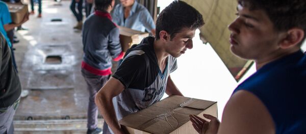 L’aide humanitaire russe en Syrie intensifiée sur fond de cessez-le-feu - Sputnik Afrique