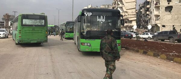 On Friday, the Russian Defense Ministry announced that Aleppo was now under full government control with the Syrian army operation to retake the eastern districts completed. Civilians and militants were leaving the city amid a ceasefire agreement between the remaining pockets of resistance and government forces. - Sputnik Afrique