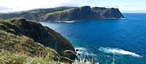 Бухта Малокурильская. Курильские острова, остров Шикотан - Sputnik Afrique