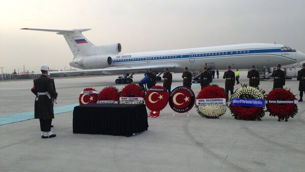 EN DIRECT: Rapatriement du corps de l’ambassadeur russe tué à Ankara - Sputnik Afrique