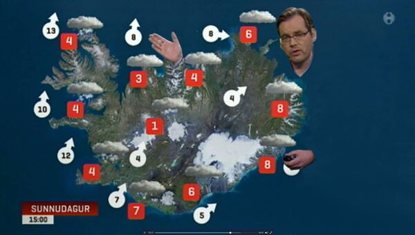 «Arrêtez de couvrir l’est de l’Islande, cher présentateur météo» - Sputnik Afrique