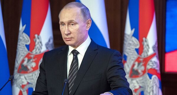 Президент РФ В. Путин принял участие в заседании расширенной коллегии Минобороры РФ - Sputnik Afrique