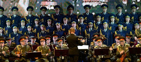 Members of the Alexandrov Russian Army song and dance ensemble - Sputnik Afrique