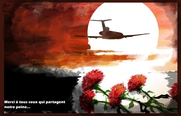 Crash du Tu-154: la Russie est en deuil et pleure les victimes de la tragédie   - Sputnik Afrique