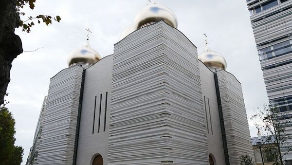 La cathédrale orthodoxe russe de la Sainte-Trinité de Paris - Sputnik Afrique