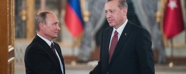 Vladimir Poutine et Recep Tayyip Erdogan - Sputnik Afrique