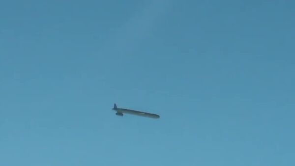 Un missile de croisière air-sol en vol - Sputnik Afrique