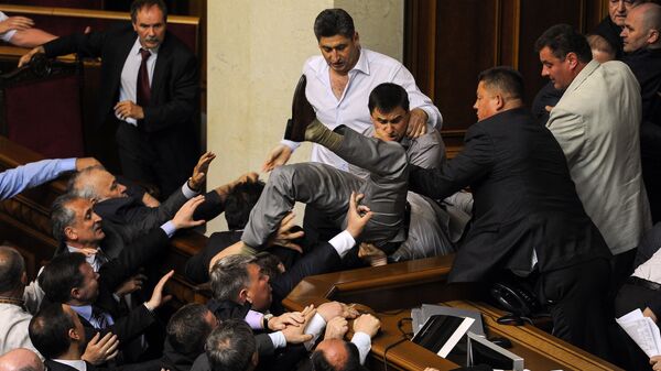 Débats parlementaires à la Rada suprême de l'Ukraine - Sputnik Afrique