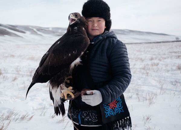 Festival de chasse à l’aide d’un aigle royal au Kazakhstan - Sputnik Afrique