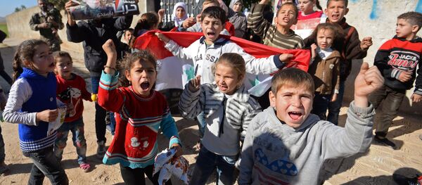 Des enfants syriens - Sputnik Afrique