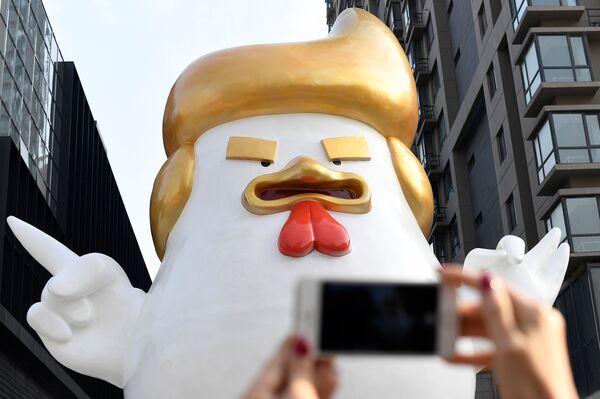 Chine: Trump réincarné en poulet pour l’année du Coq Chine: Trump réincarné en poulet pour l’année du Coq - Sputnik Afrique