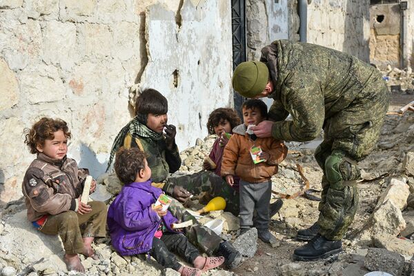 Soldat russe en Syrie Soldat russe en Syrie - Sputnik Afrique