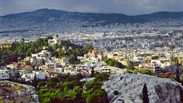 Вид на город Афины - Sputnik Afrique