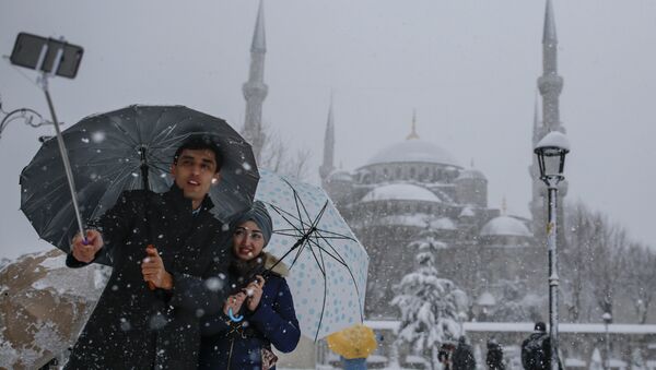 Istanbul sous la neige - Sputnik Afrique