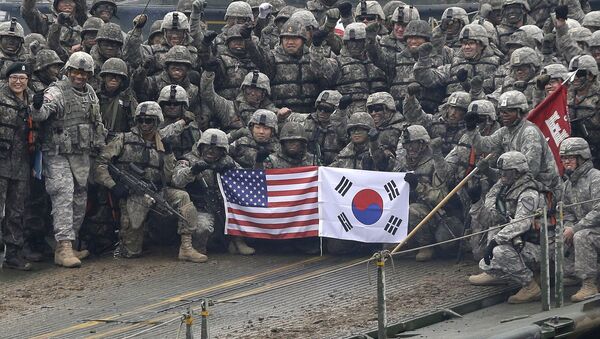 U.S. and South Korean army soldiers - Sputnik Afrique