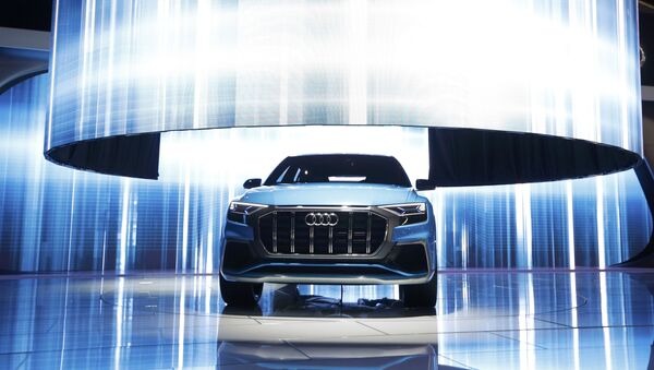 The Audi Q8 concept car is introduced during the North American International Auto Show in Detroit, Michigan, U.S., January 9, 2017 - Sputnik Afrique
