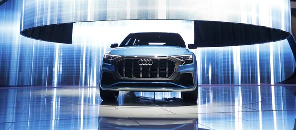 The Audi Q8 concept car is introduced during the North American International Auto Show in Detroit, Michigan, U.S., January 9, 2017 - Sputnik Afrique