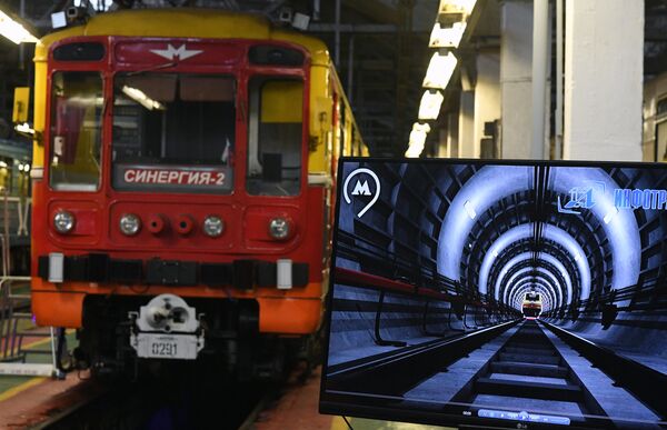 Au dépôt du métro de Moscou Au dépôt du métro de Moscou - Sputnik Afrique