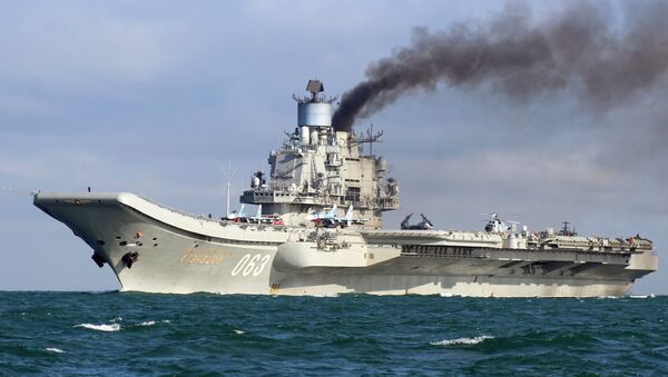 le porte-avions lourd Amiral Kouznetsov - Sputnik Afrique