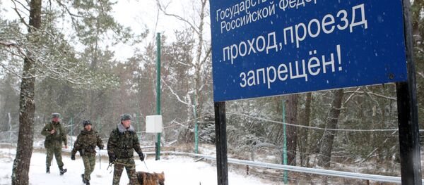 A la frontière entre la Russie et la Lituanie - Sputnik Afrique