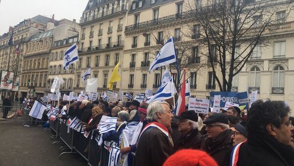 Des militants pro-israéliens manifestent à Paris - Sputnik Afrique