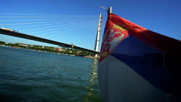 Нови мост на Сави у Београду - Sputnik Afrique