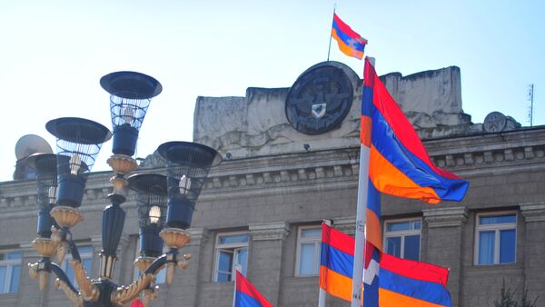 Le siège de la présidence de la République du Haut-Karabakh - Sputnik Afrique