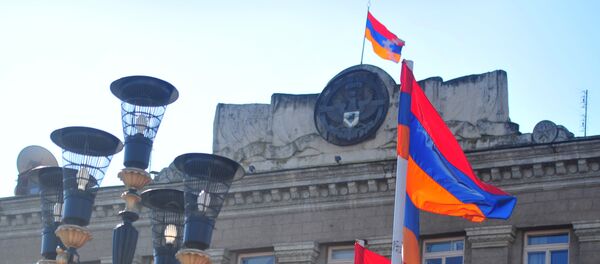 Le drapeau du Haut-Karabagh - Sputnik Afrique