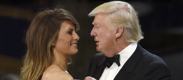 Trump et Melania - Sputnik Afrique