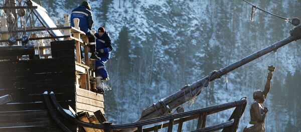 Le navire des pirates des Caraïbes jette l’ancre… en Sibérie! Le navire des pirates des Caraïbes jette l’ancre… en Sibérie! - Sputnik Afrique
