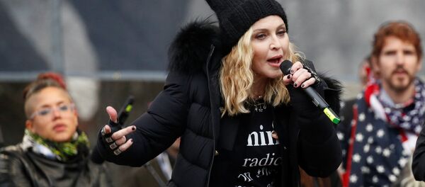 Madonna performs at the Women's March in Washington U.S Madonna performs at the Women's March in Washington U.S - Sputnik Afrique