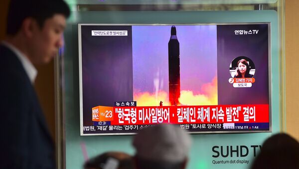 Lancement d'un missile nord-coréen - Sputnik Afrique