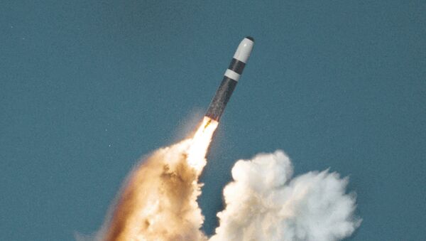 United States Trident II (D-5) missile underwater launch. - Sputnik Afrique