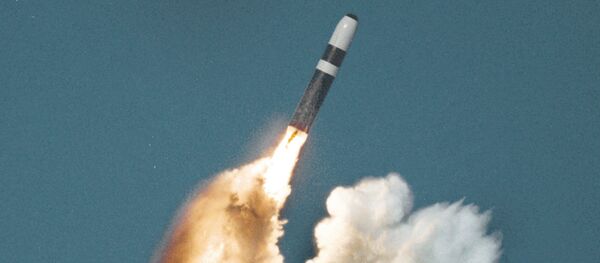 United States Trident II (D-5) missile underwater launch. - Sputnik Afrique