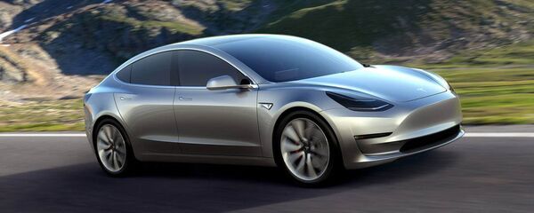 Автомобиль Tesla Motors Model 3 - Sputnik Afrique