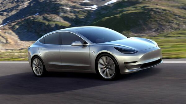 Автомобиль Tesla Motors Model 3 - Sputnik Afrique