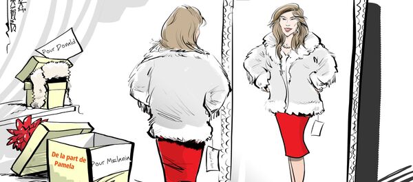 Pamela Anderson offrira à Melania Trump un manteau en fausse fourrure russe - Sputnik Afrique
