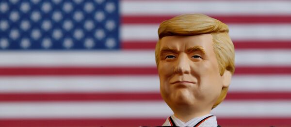 Une poupée réprésentant Donald Trump - Sputnik Afrique
