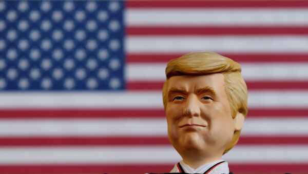 Une poupée réprésentant Donald Trump - Sputnik Afrique