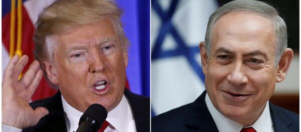 Donald Trump et Benjamin Netanyahu - Sputnik Afrique