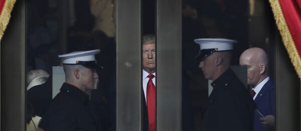 Donald Trump durante la ceremonia de investidura - Sputnik Afrique